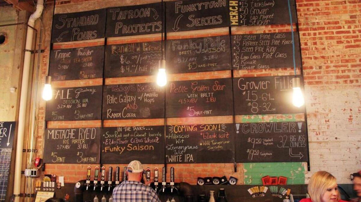 Collective Brewing Project provides plenty of information about its beers for curious brewery visitors.