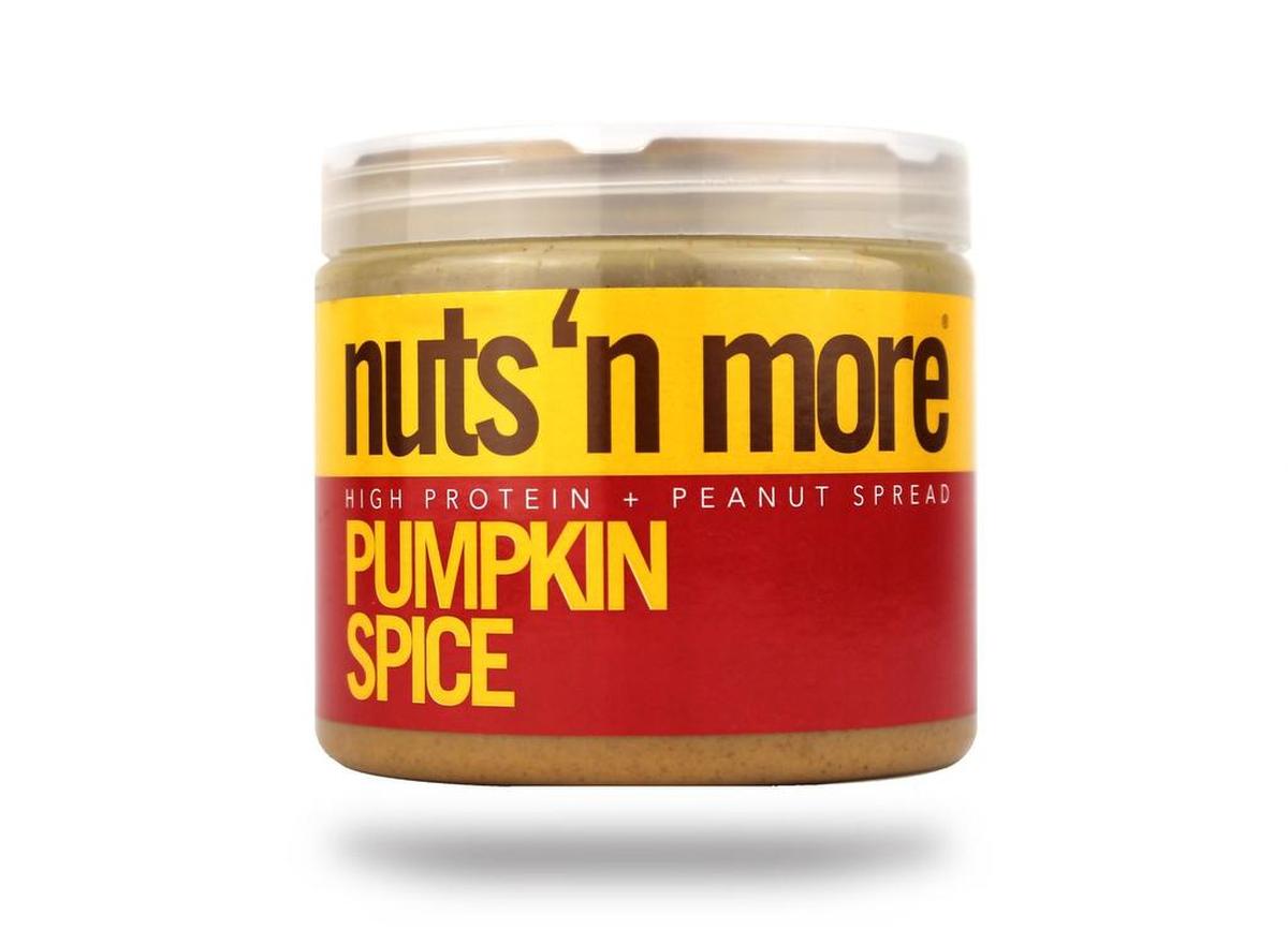 Nuts ‘N More Pumpkin Spice Peanut Butter, $11.99, Vitamin Shoppe.