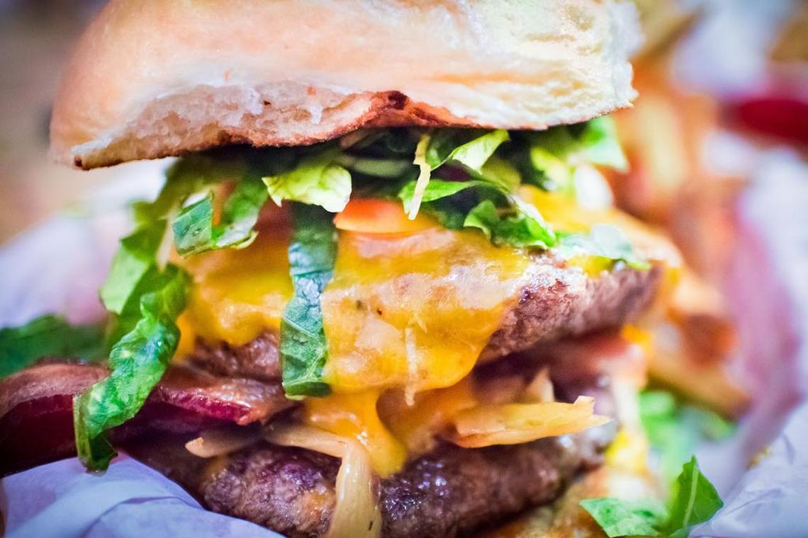 The Lineman at Dutch’s features a pound of meat.