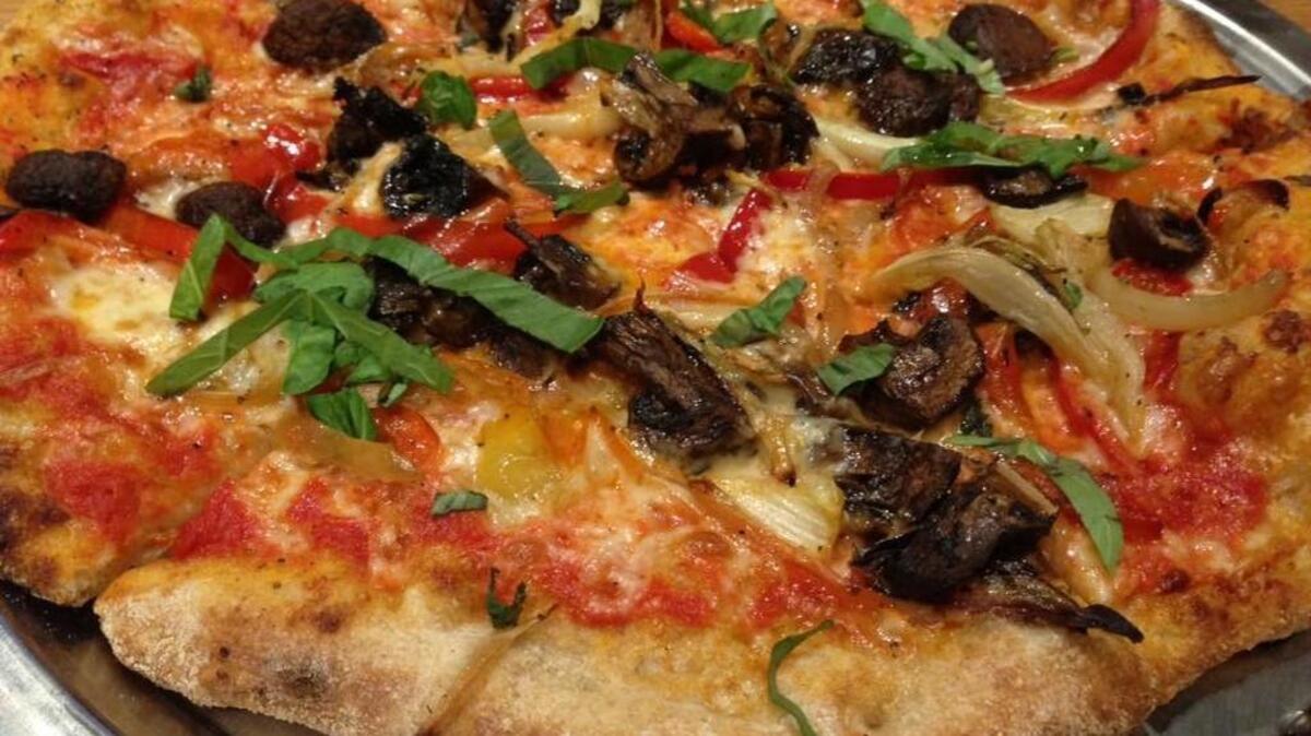 The Farm Stand pizza at Earl’s 377 Pizza in Argyle