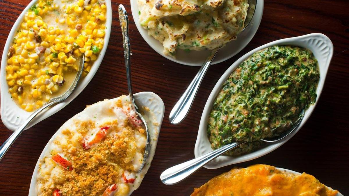 Side dishes at Del Frisco’s.