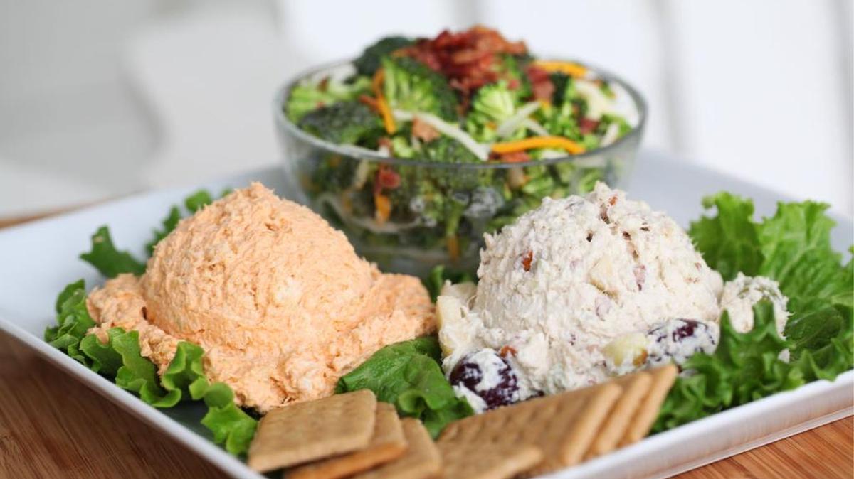 A “Chick Trio” at Chicken Salad Chick