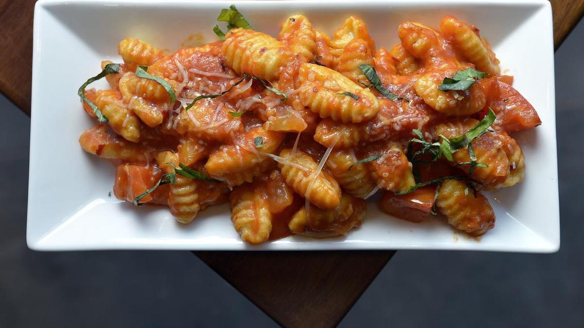 The gnocchi arrabiata at Avanti Fort Worth