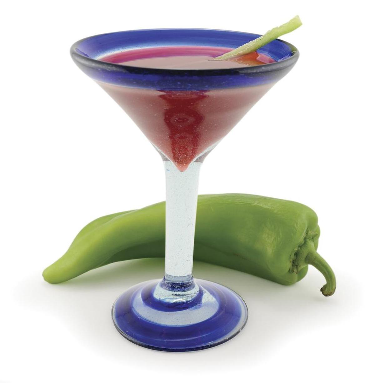 Prickly Pear & Hatch Martini Credit: Cheryll Martin