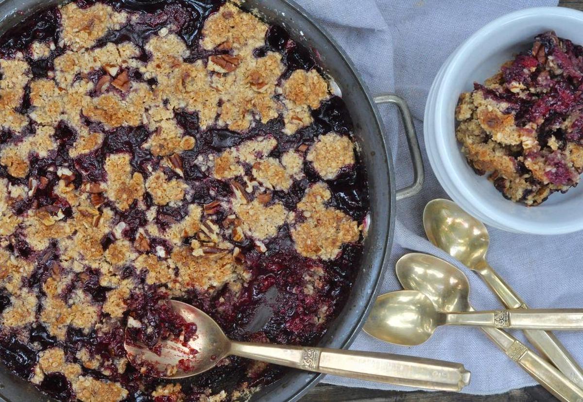 Make this gluten-free blackberry-maple crisp once, and you’ll earmark it for the entire summer.