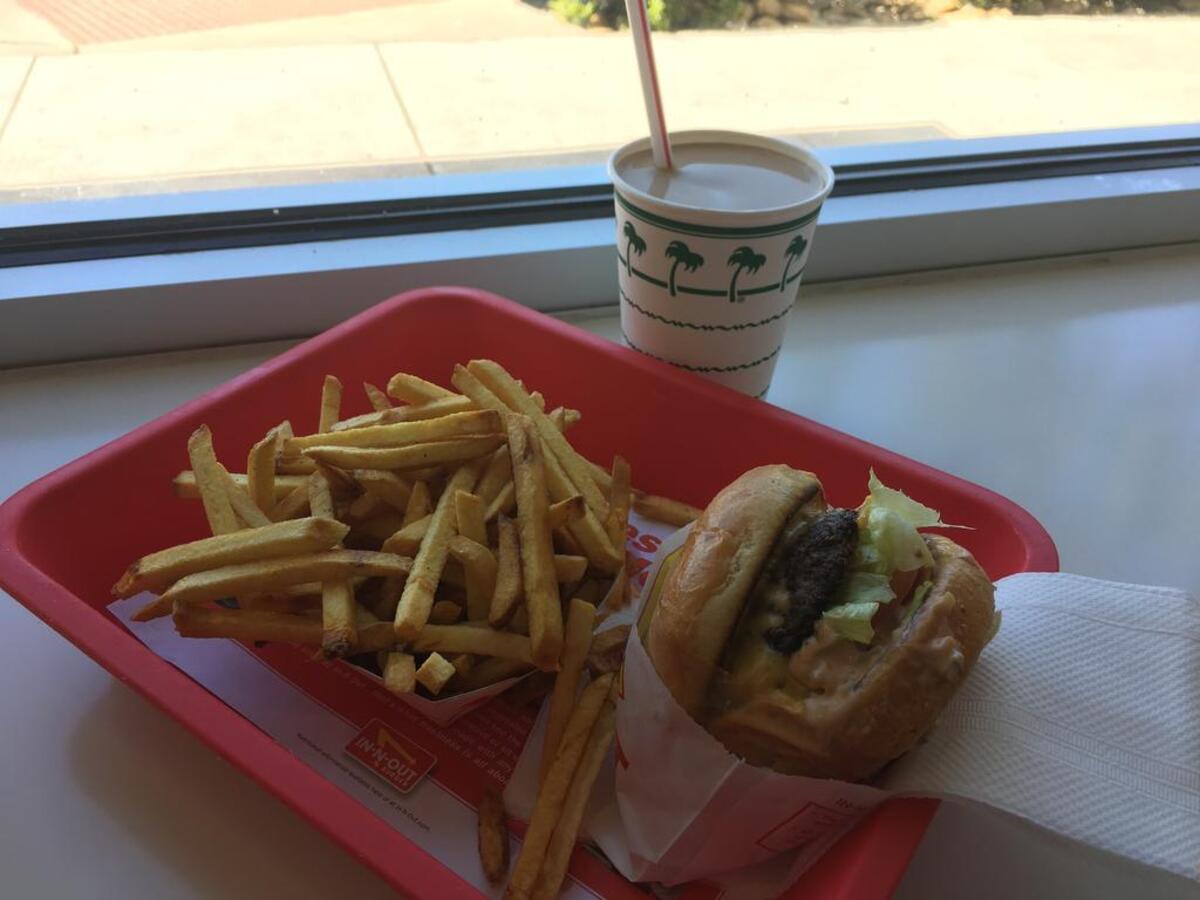 In-N-Out meal