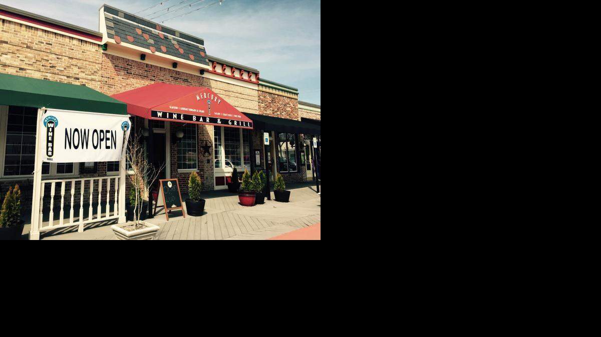 
Mercury Wine Bar is in the Brownstone Village shops on West Abram Street.
