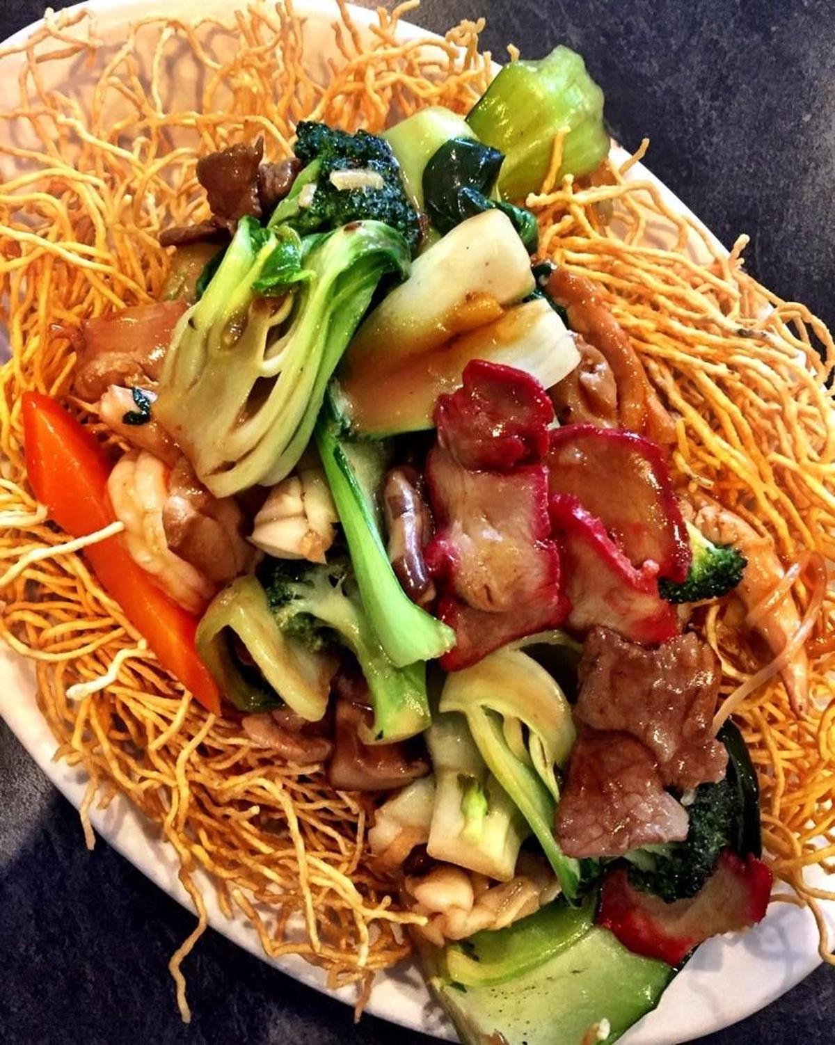 Chow mein at My Lan, a Vietnamese restaurant on East Belknap Street