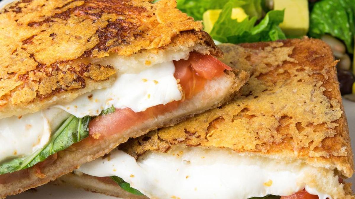 The Caprese at Grain & Dairy Gourmet Grilled Cheese in Hurst