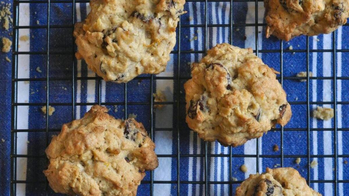 Lumpy, chunky, crispy and chewy, these Oatmeal-orange cookies with cranberries and white chocolate kind of have it all. We think so.