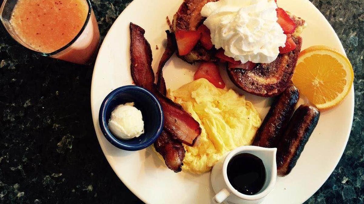 Red velvet French toast at Yolk, coming to Sundance Square.