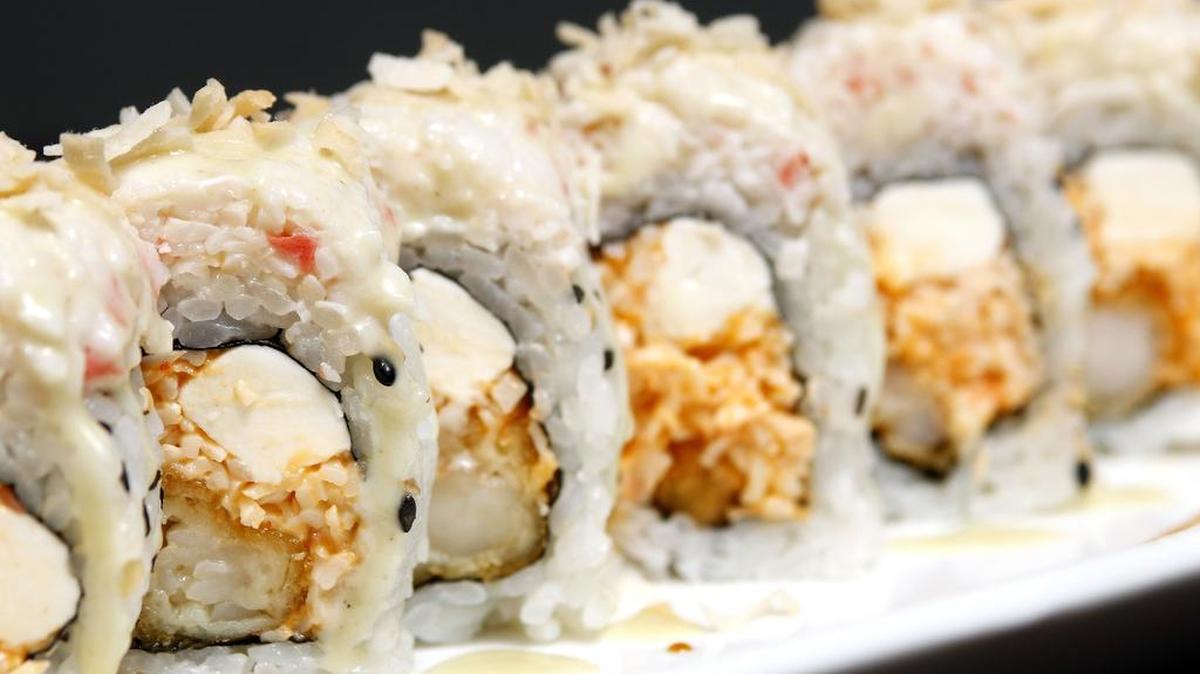 Massachusetts roll at Here Asian Cuisine in Roanoke