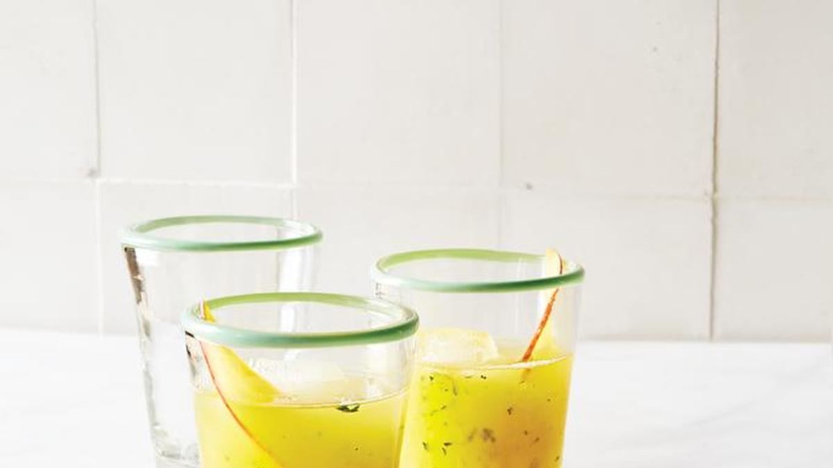 These mango-mint margaritas should get the party started.