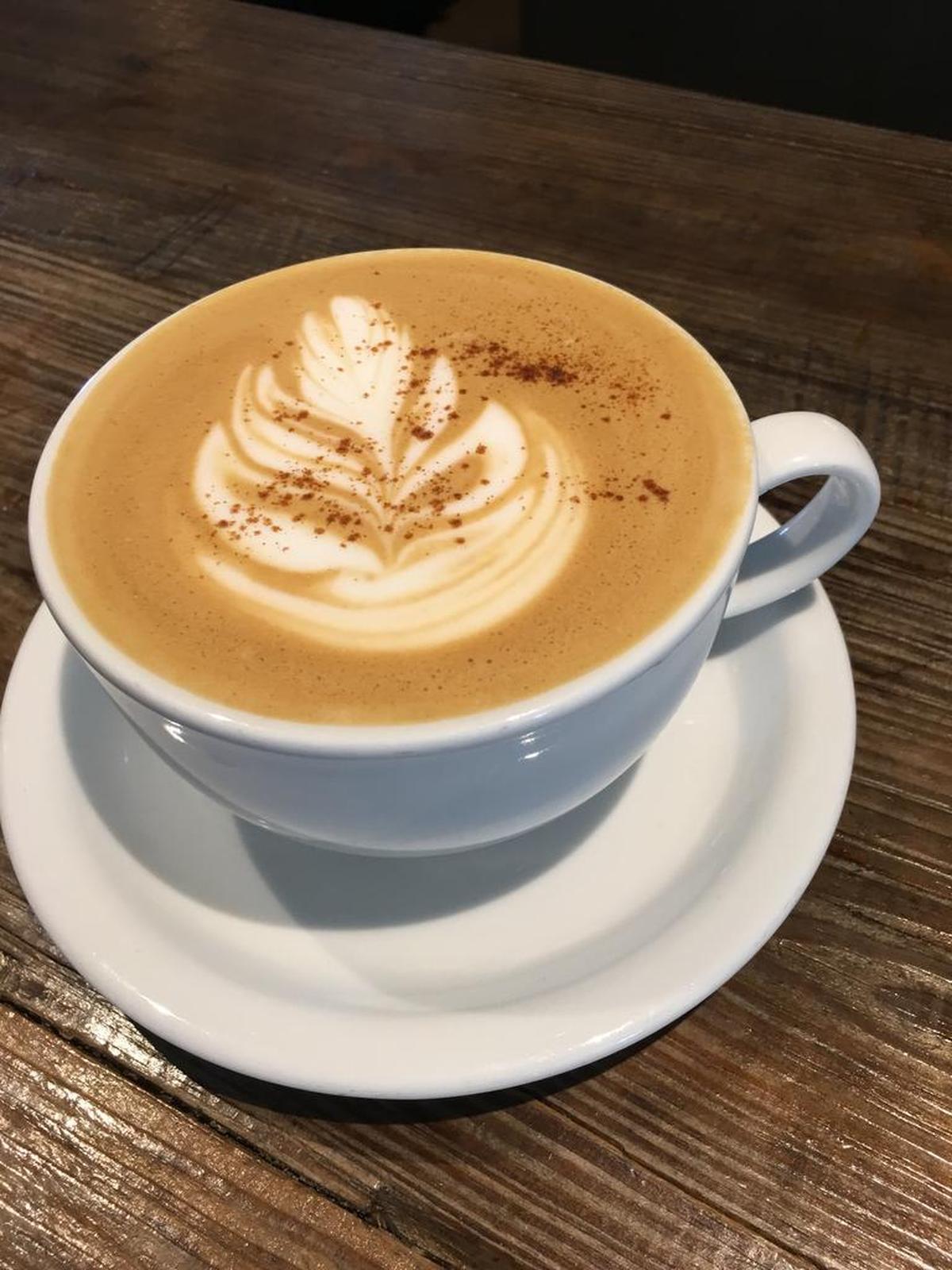 A brewed pumpkin spice latte