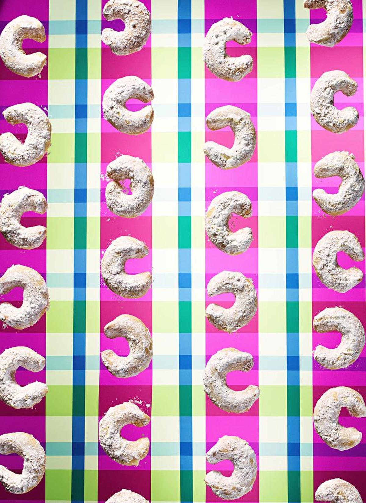 These iconic crescents aren’t as innocent as they look. They’re infused with brandy and fragrant freshly grated nutmeg.