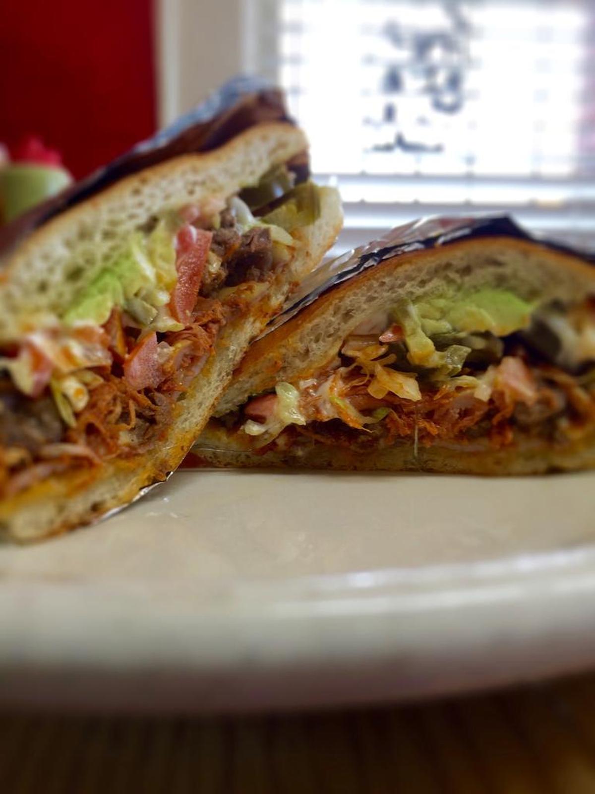 A torta at Los Pastores.