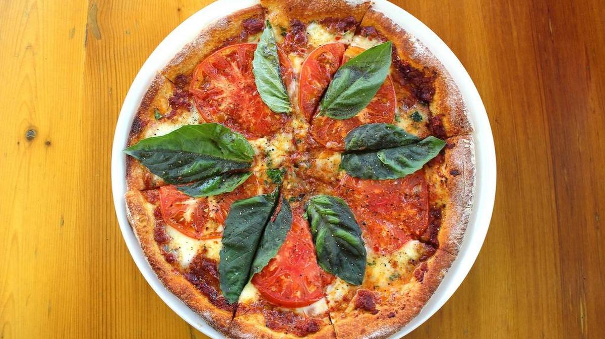 Margherita pizza at TruFire