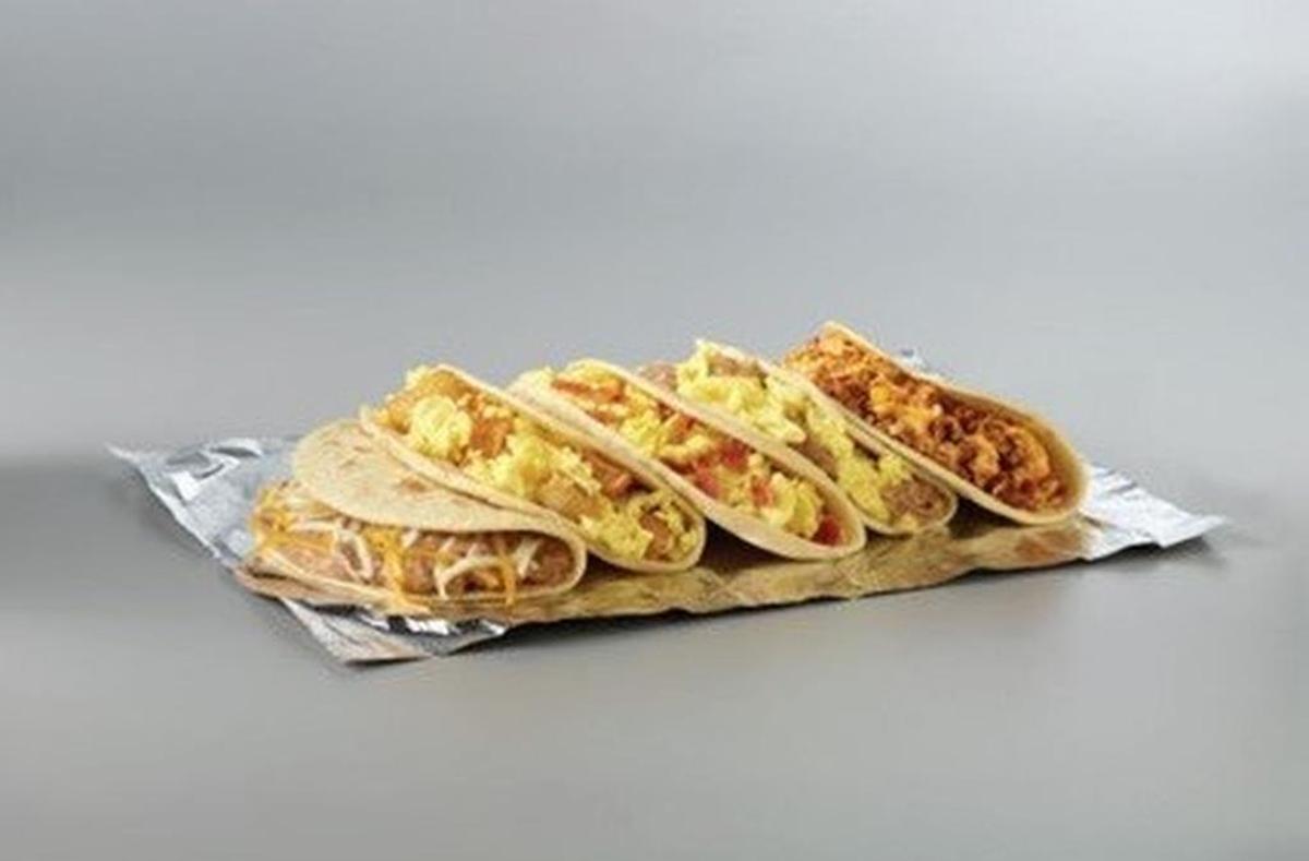 Breakfast tacos from Taco Cabana