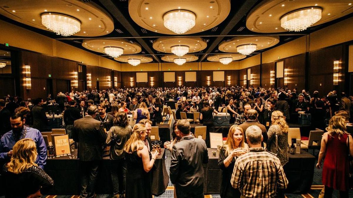 A crowd of beer fans at Brewer’s Ball in 2015