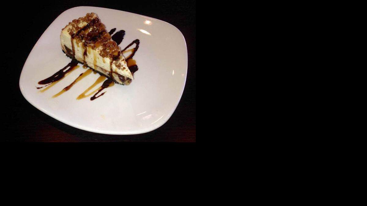 
Mac’s housemade turtle cheesecake in Grapevine.
