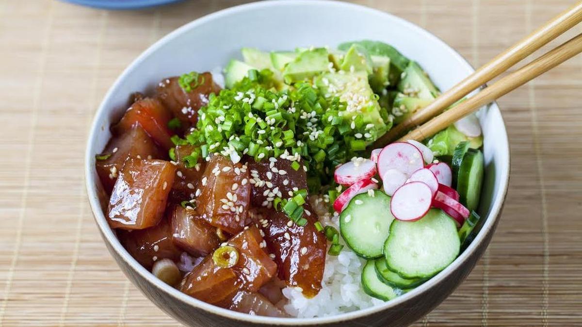 One of the dishes from Poke Bop, scheduled to open at the end of January in Dallas.
