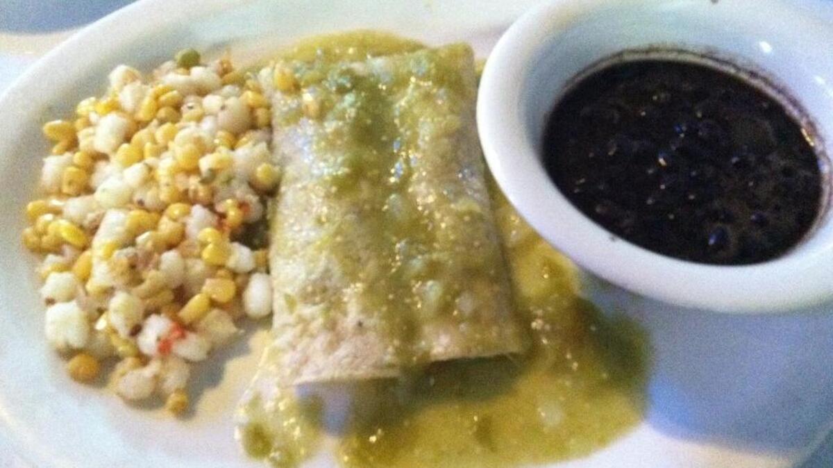 
Avocado enchiladas at Los Vaqueros
