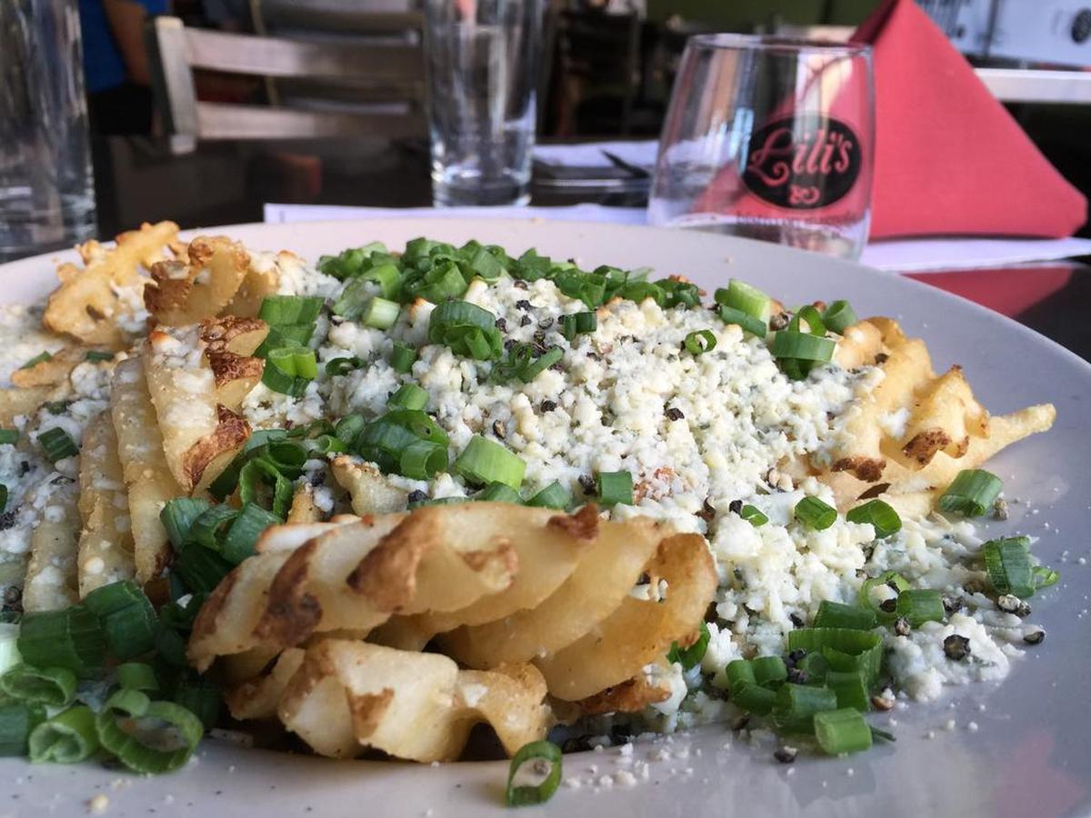 Gorgonzola fries from Lili’s Bistro on Magnolia Avenue in Fort Worth
