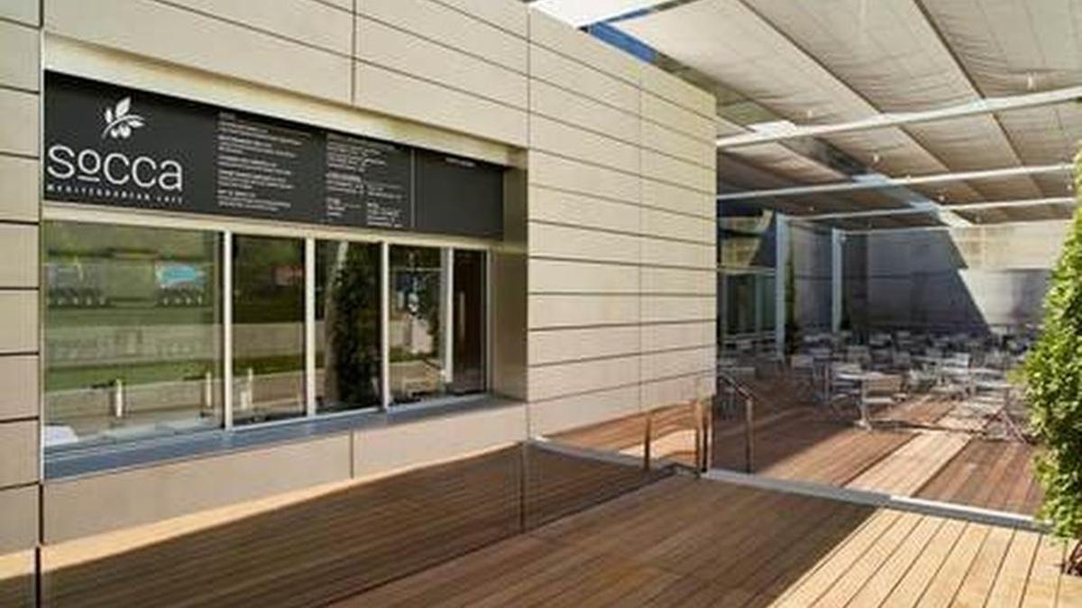 Socco Mediterranean Cafe is part of the Dallas Museum of Art’s new outdoor food pavilion in the Eagle Family Plaza at the museum’s north entrance