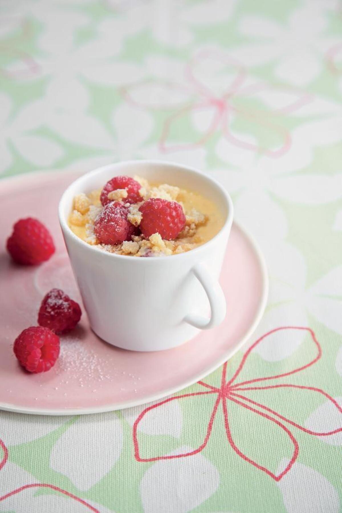 Softly set raspberry cheesecake