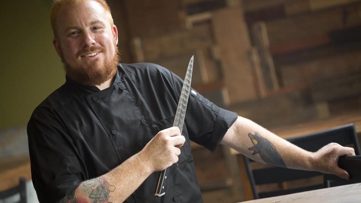David Hollister is the chef at the Wild Acre Brewing taproom in west Fort Worth. (Joyce Marshall/.Star-Telegram archives)