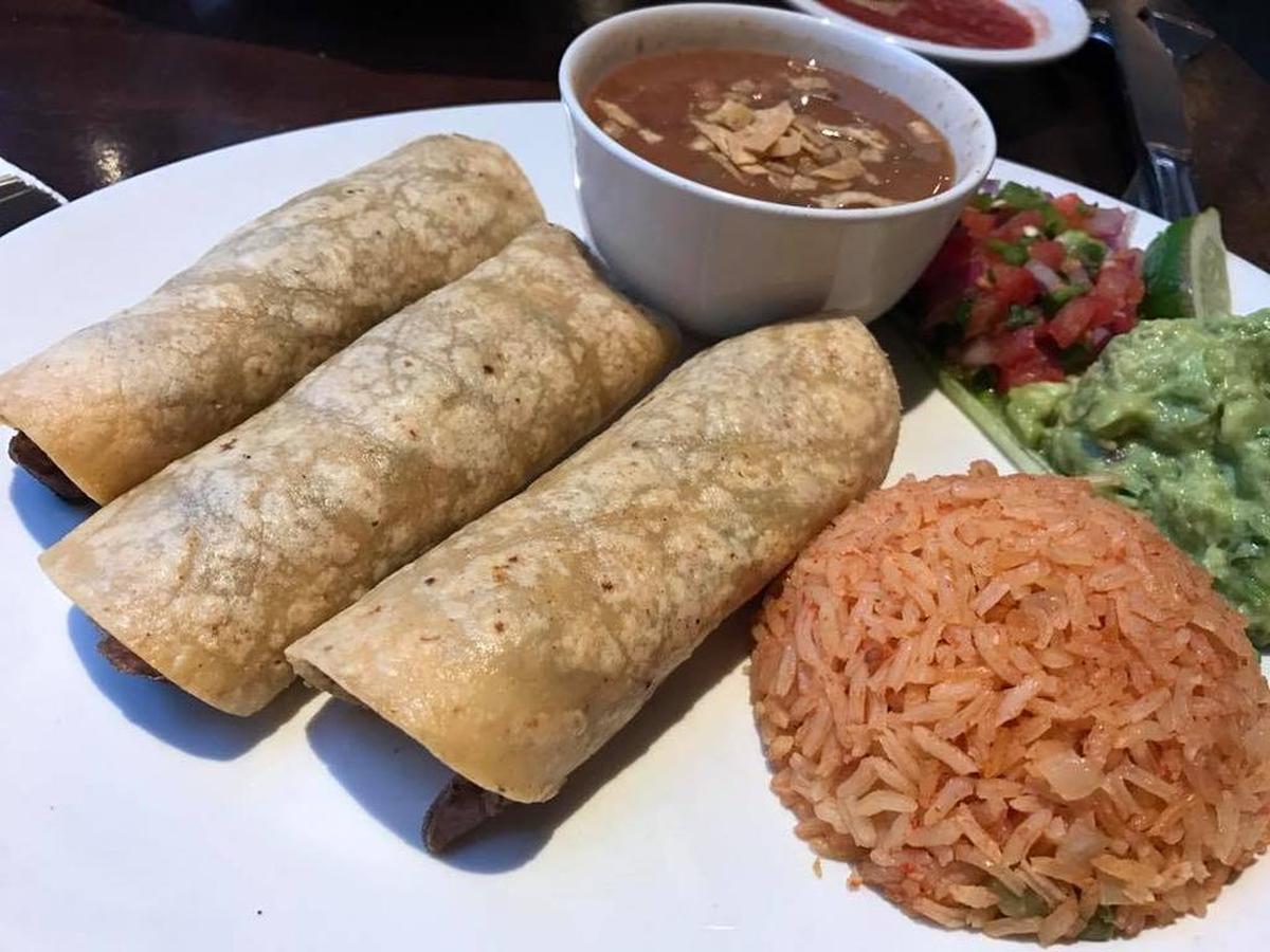 Tacos al carbon from Mi Cocina in downtown Fort Worth