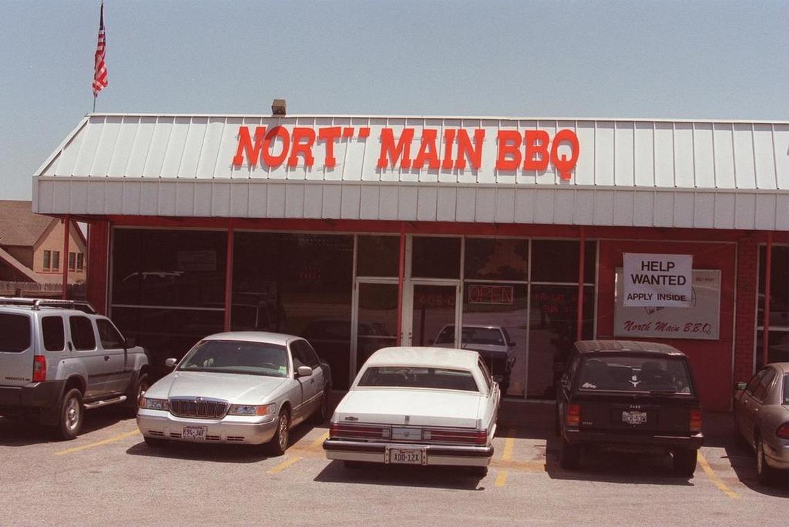 North Main BBQ in Euless May 25, 2002.