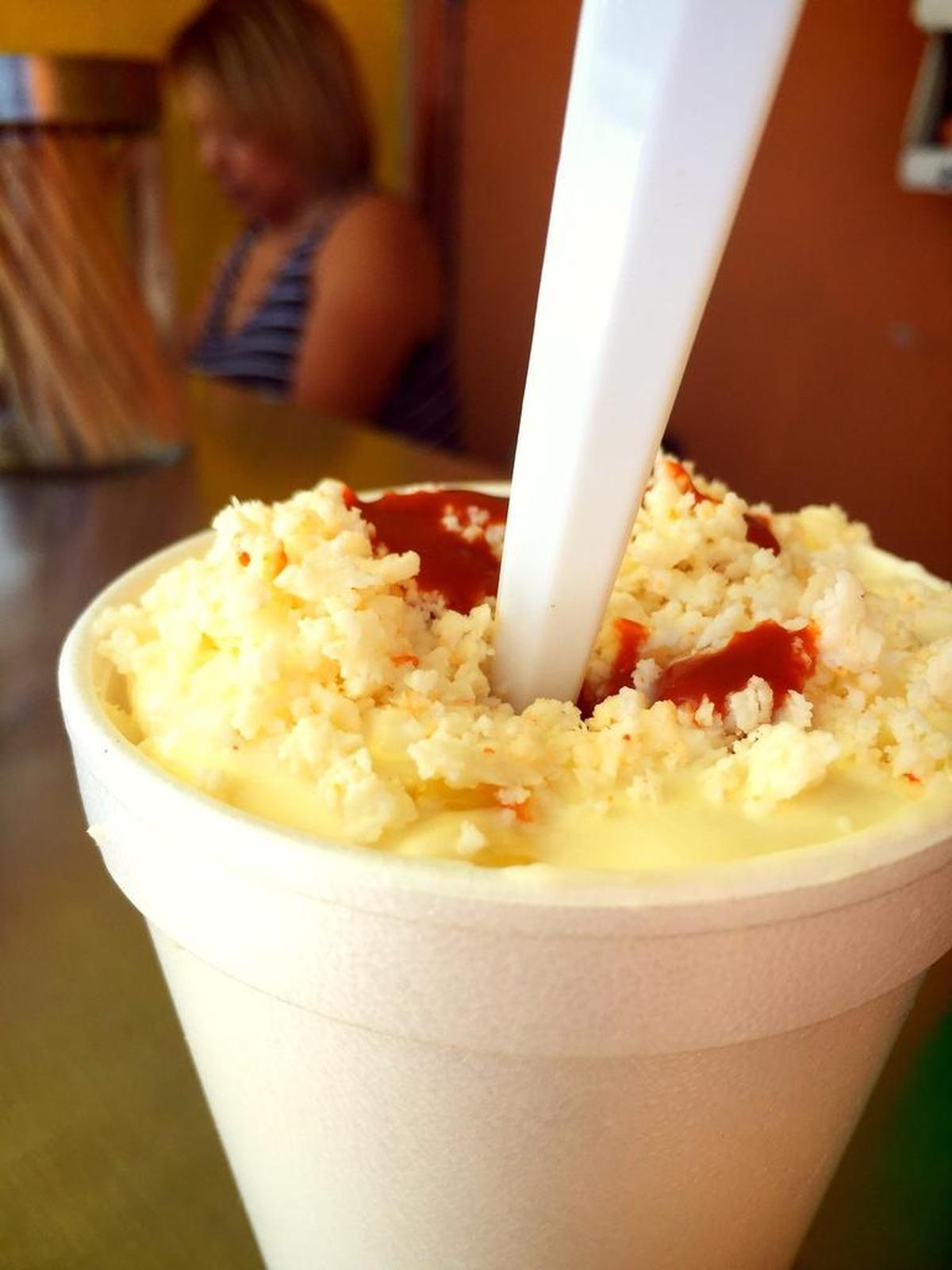 Elote at Antojitos Luna on Northeast 28th Street in Fort Worth