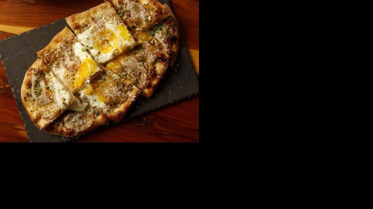 
Clay Pigeon’s lunch menu includes a choice of flatbreads.
