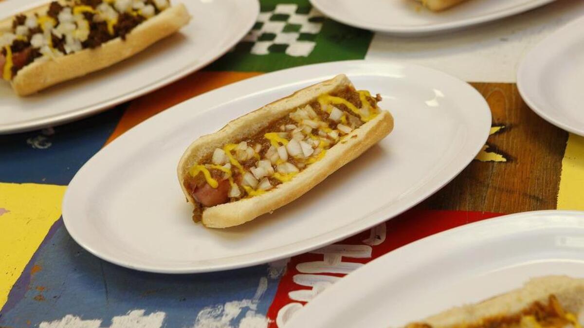 The Detroit Coney at D-Town Coney Island in Grand Prairie