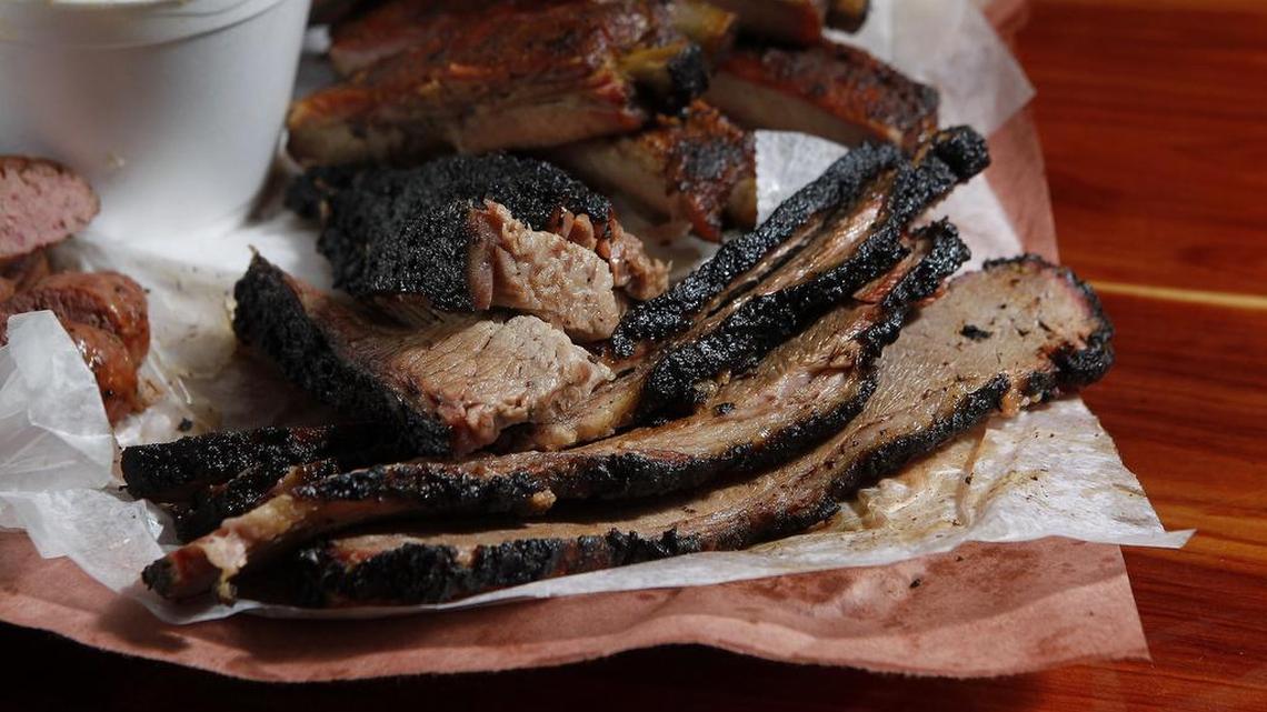 Smoked brisket at Meat U Anywhere in Trophy Club