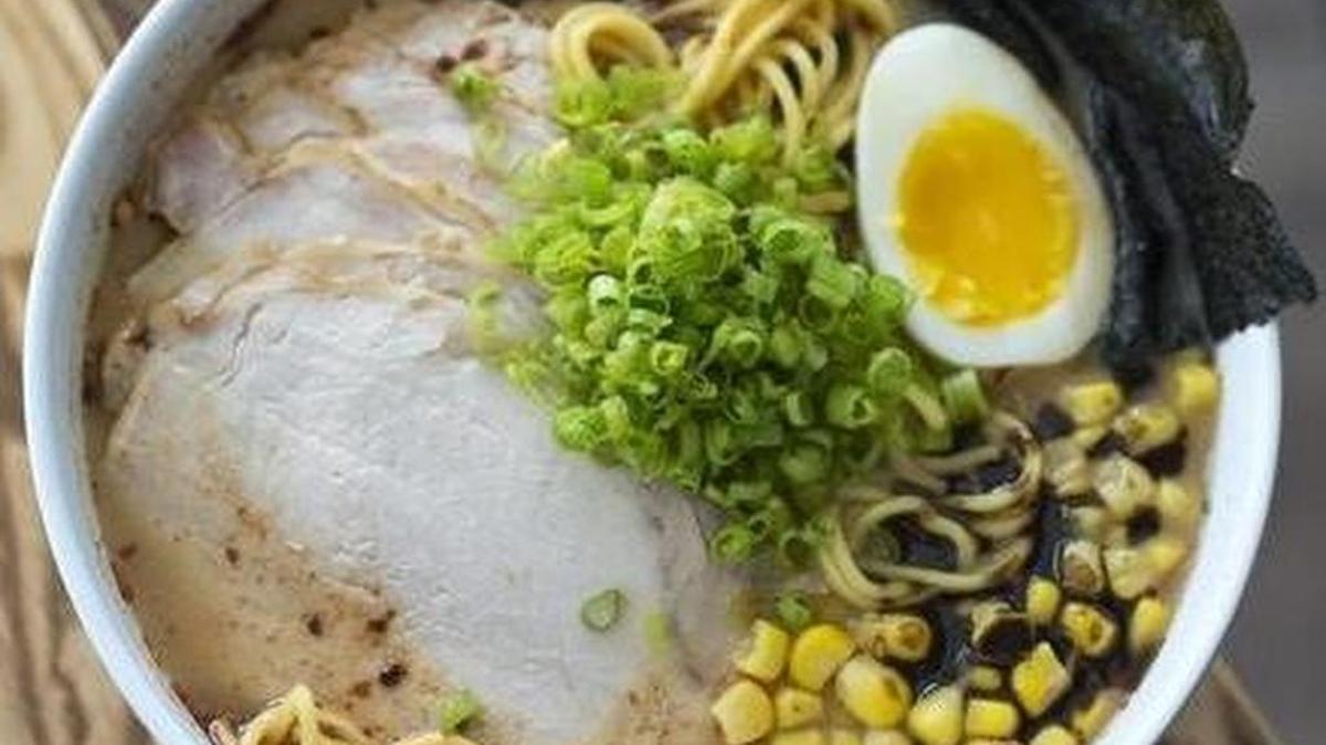 Ramen with pork loin at Tokyo Cafe in Fort Worth