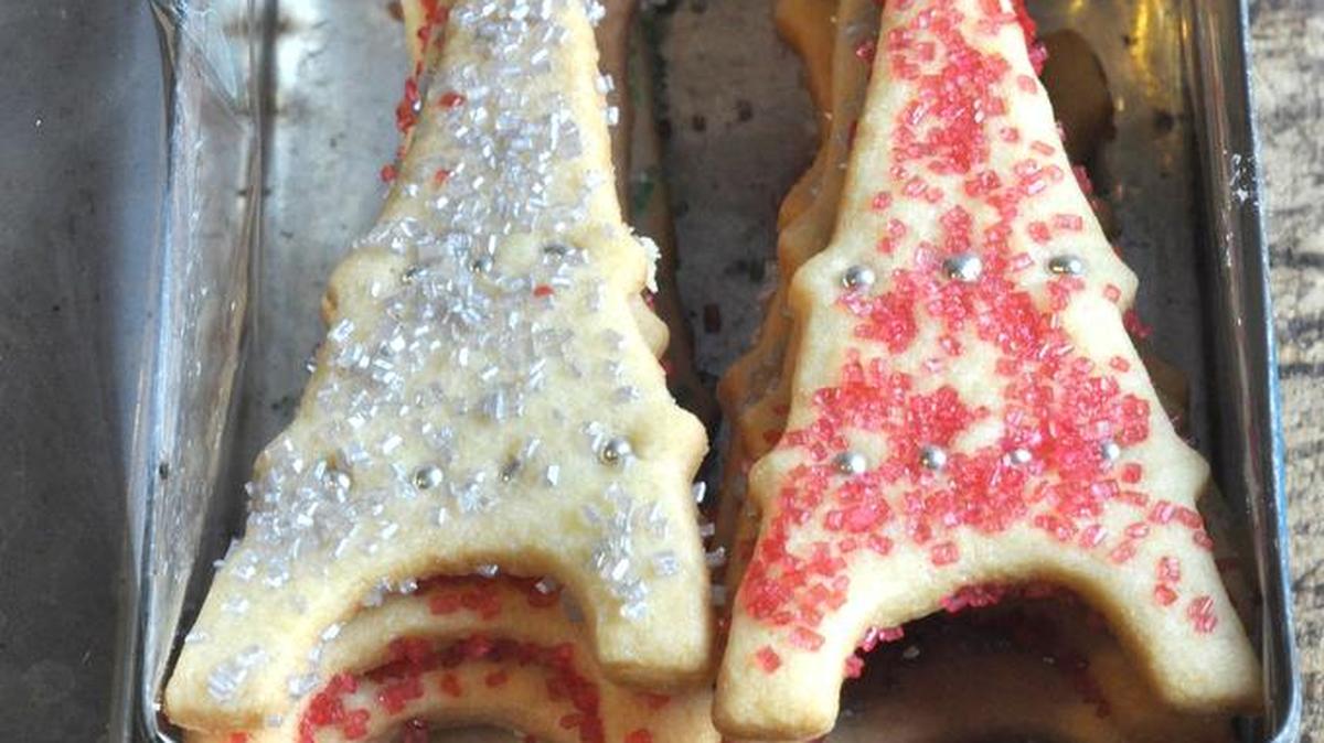 Sugar cookies are one of the easiest and most festive holiday cookies to make, and it’s especially fun when the whole family gets involved in the decorating. Let the colored sugar rain.