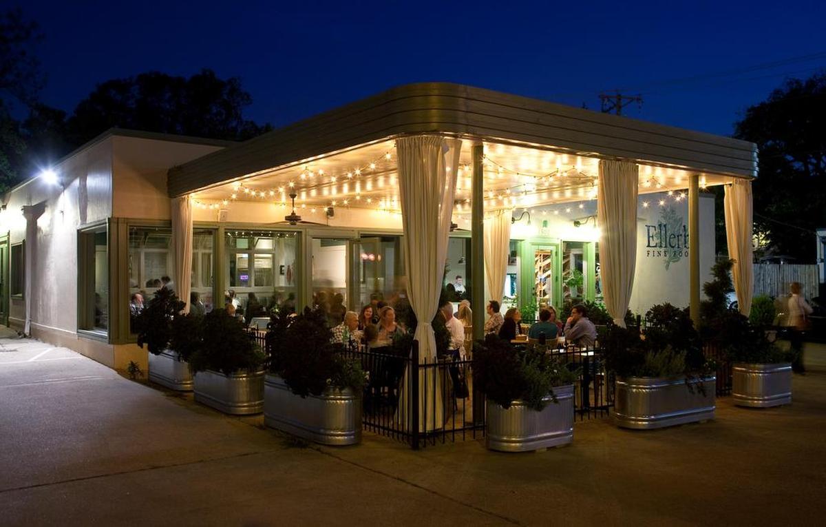 Ellerbe Fine Foods’s patio is the perfect place for an evening, glass of wine and dinner.