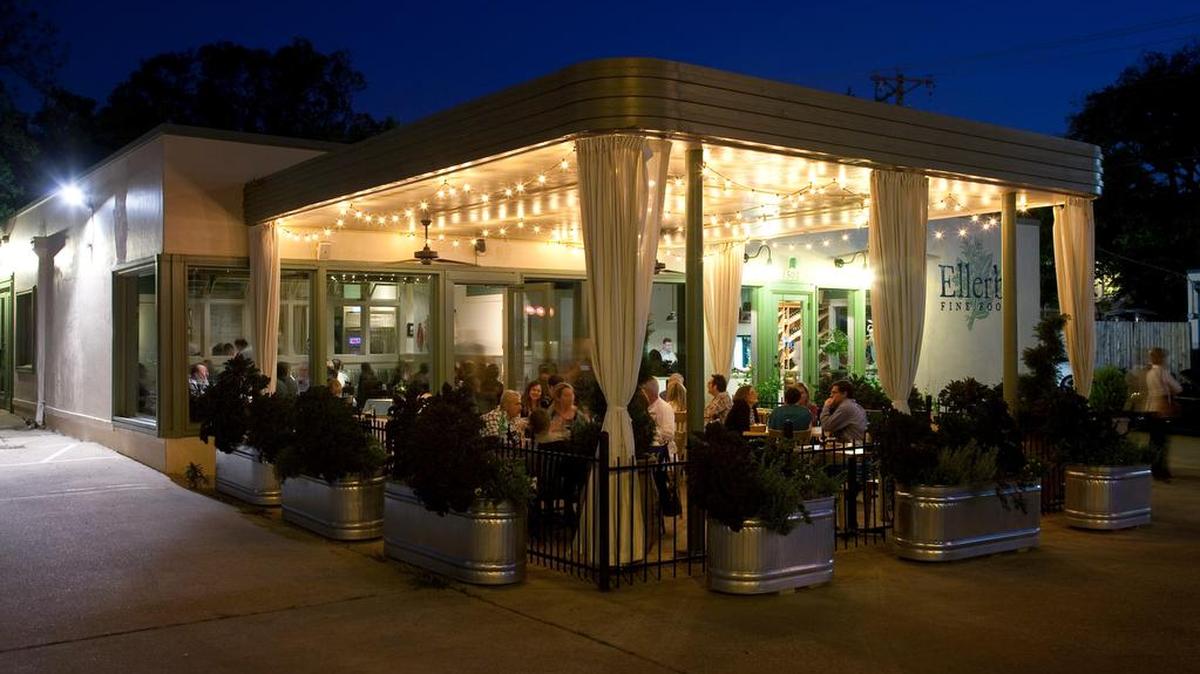 Ellerbe Fine Foods’s patio is the perfect place for a spring evening, glass of wine and a great dinner.