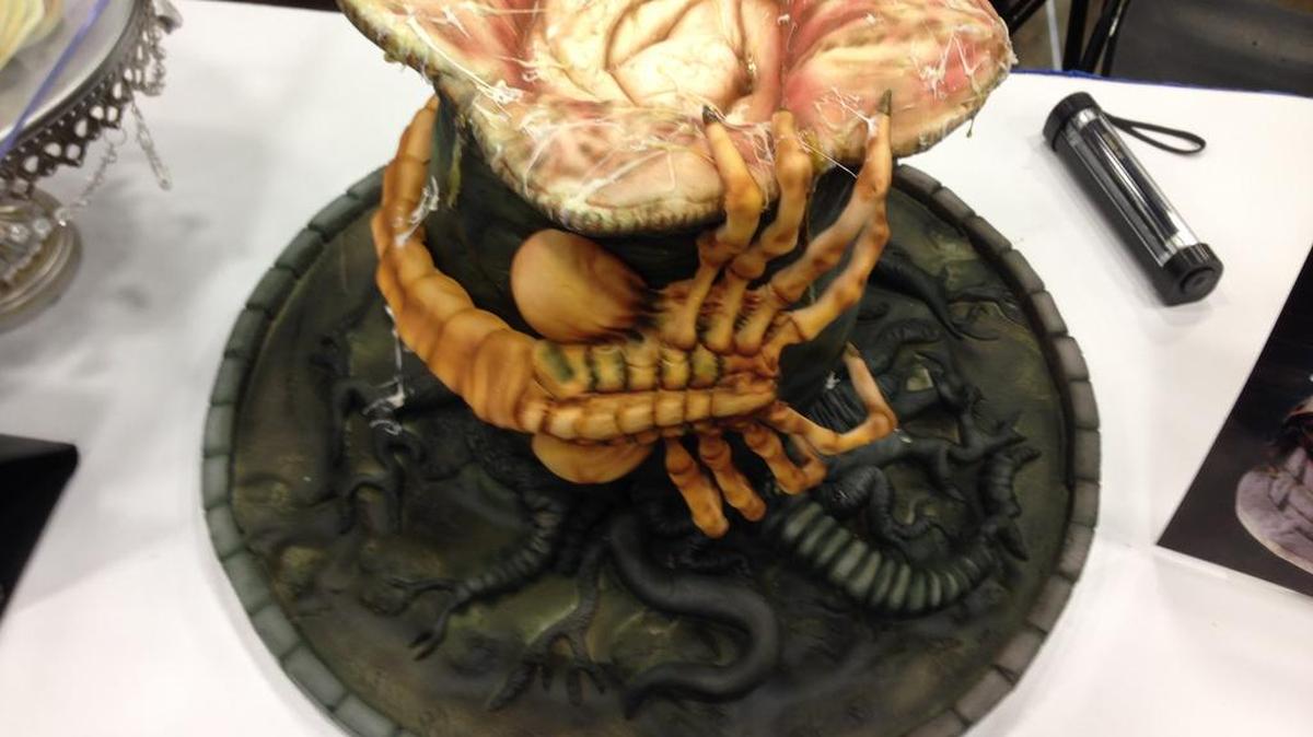 Some of Elizabeth Rowe’s work on display at Dallas’ Comic Con: Fan Days earlier this year.