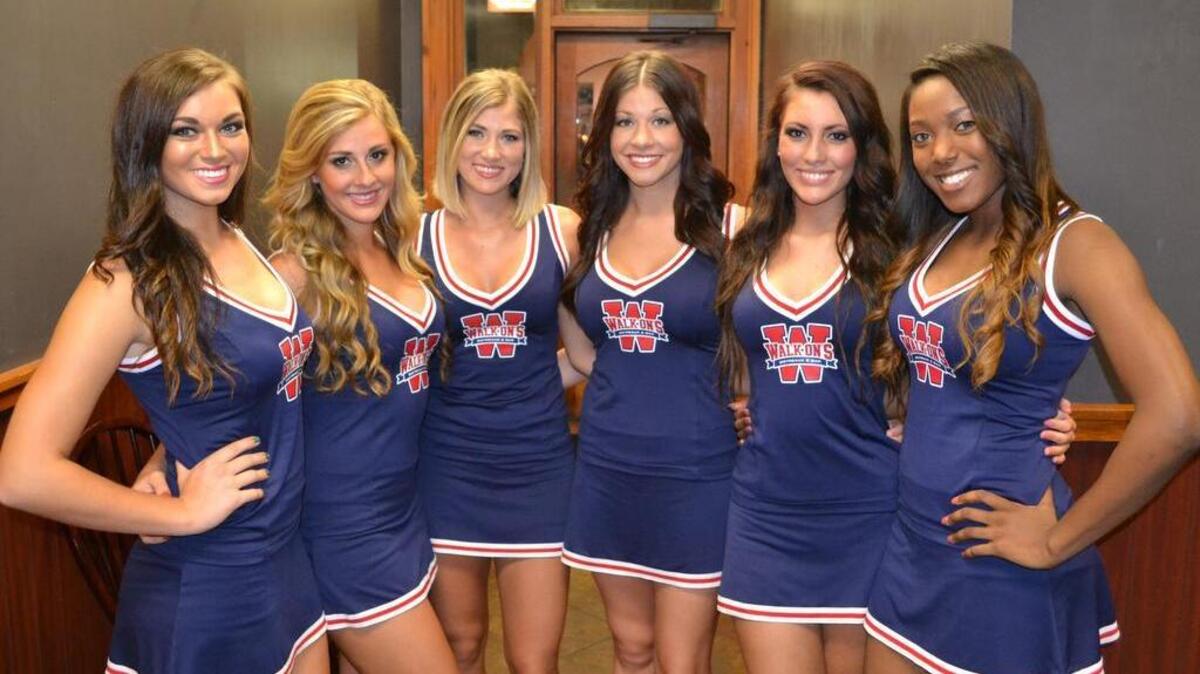Walk-On’s servers are known as “America’s Cheerleaders”