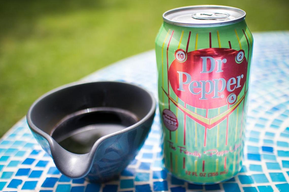 Dr. Pepper Unagi sauce, a Dr. Pepper reduction with a little mirin and soy sauce.