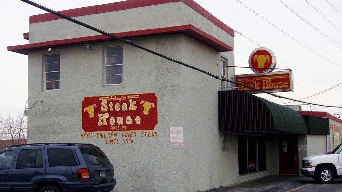 The Arlington Steak House is the city’s oldest restaurant, opening in 1931 and rebuilding in 1955 after a fire.