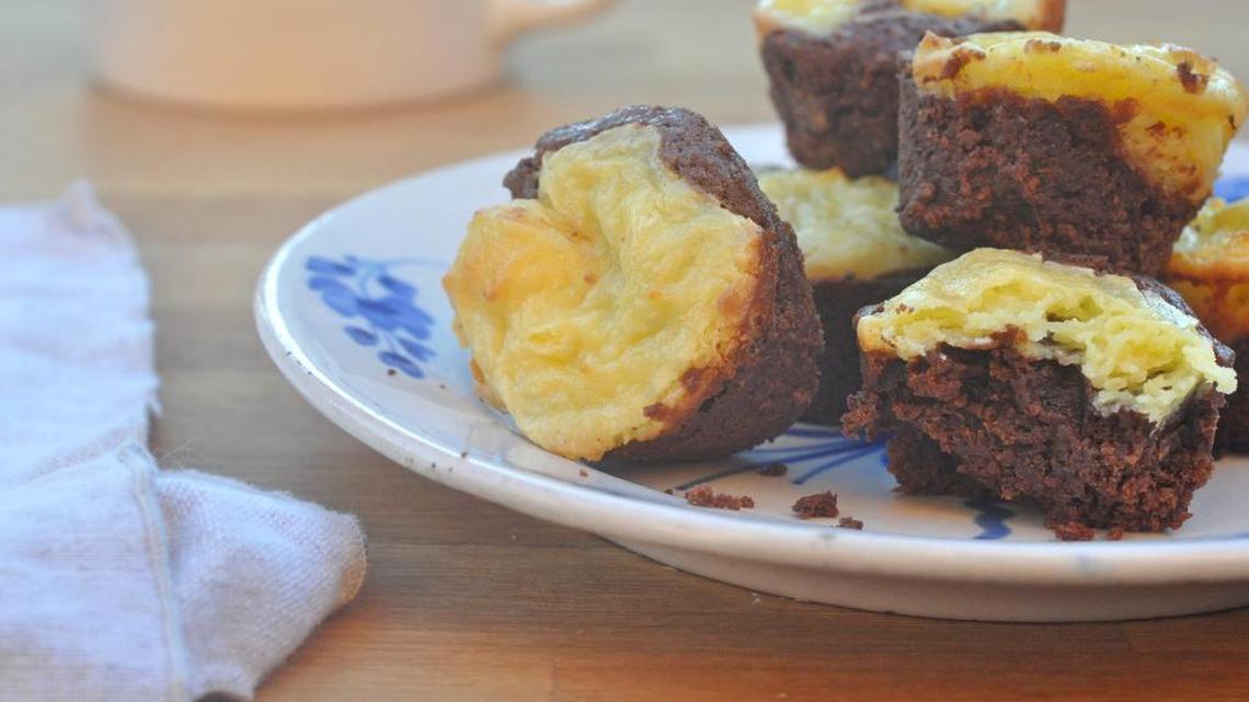 When you just want a bite or two of chocolate, make these Cheesecake brownie bites. (Then have another one or two, because they’re so small.)