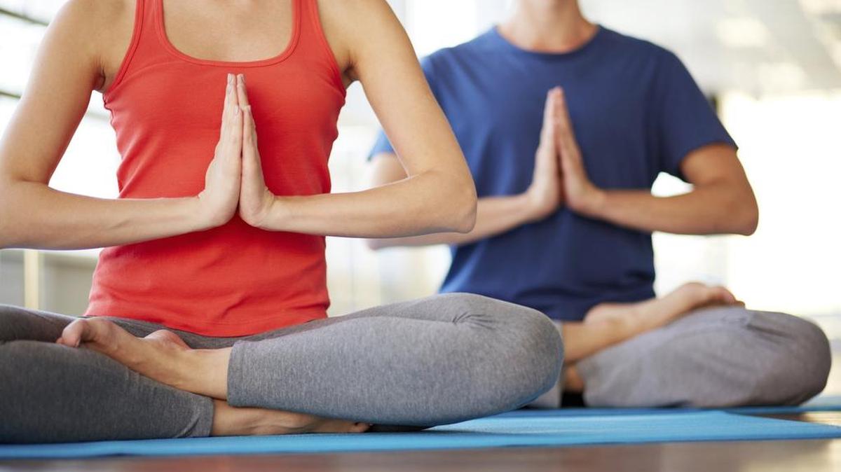 Take beginner yoga classes in Arlington.