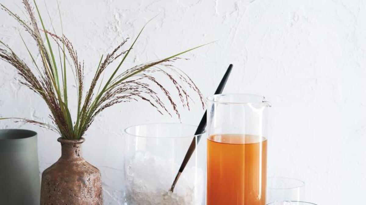 A pitcher of drinks means the host doesn’t have to be the bartender, too; orange marmalade and lime juice flavor these whiskey sours.