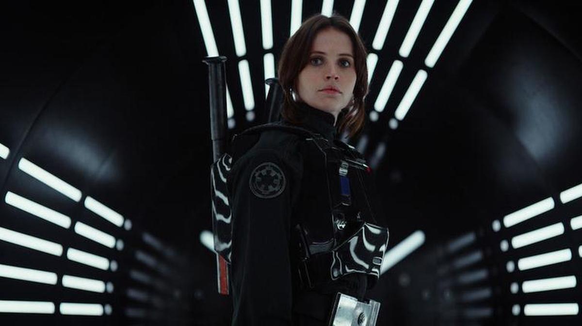 Felicity Jones plays Jyn Erso in the film “Rogue One: A Star Wars Story."