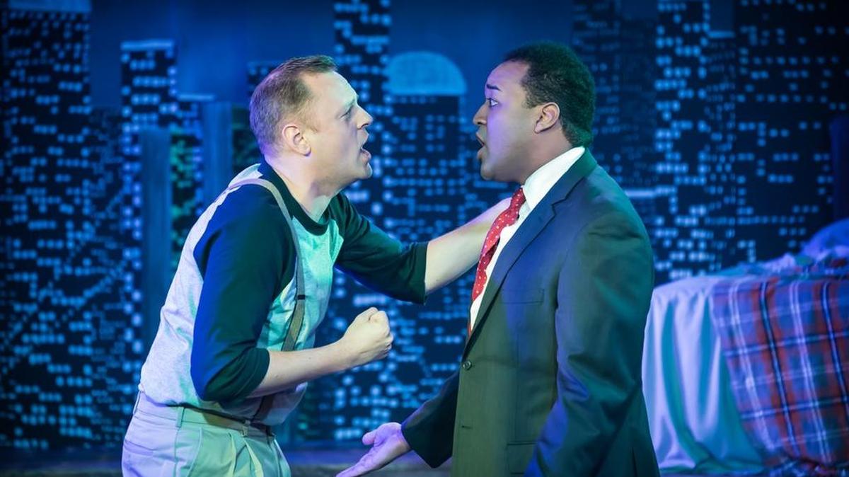Trey West and Marcus Jauregui in ‘tick, tick...Boom!’