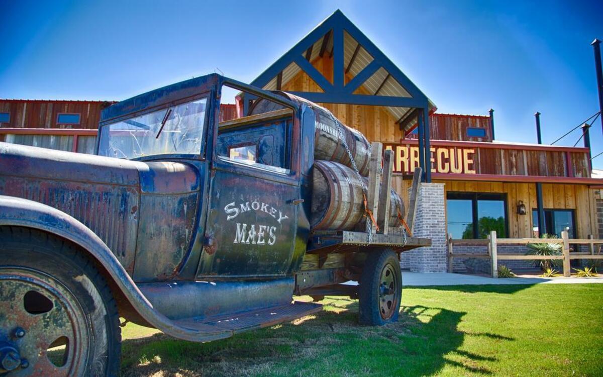 Smokey Mae’s was built as a Hill Country-style barbecue restaurant.